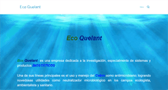 Desktop Screenshot of ecoquelant.com